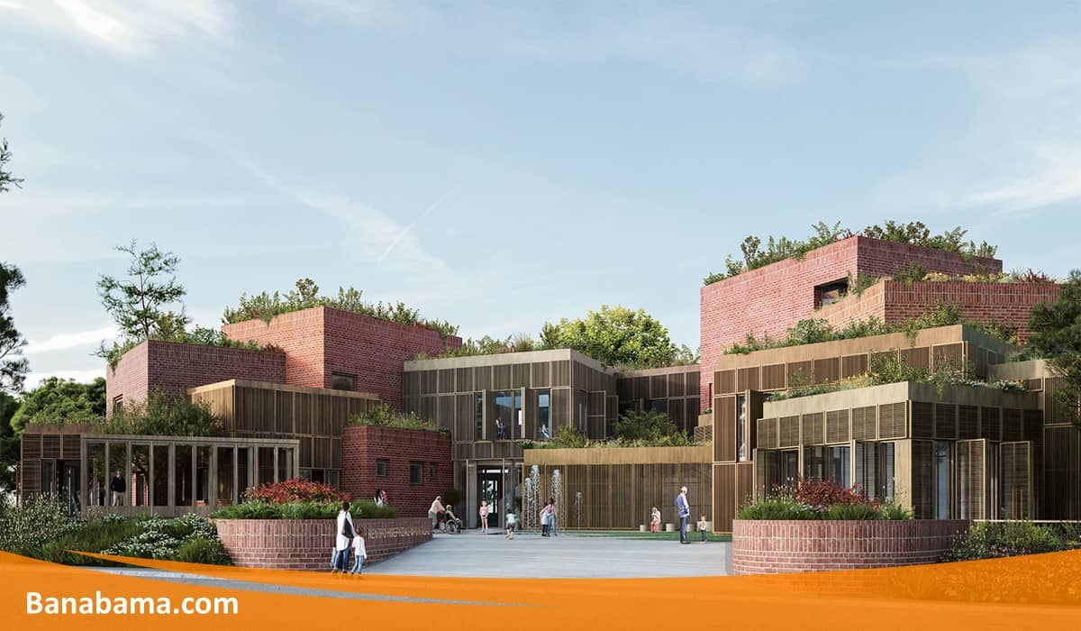 نمای بیرونی خانه سالمندان