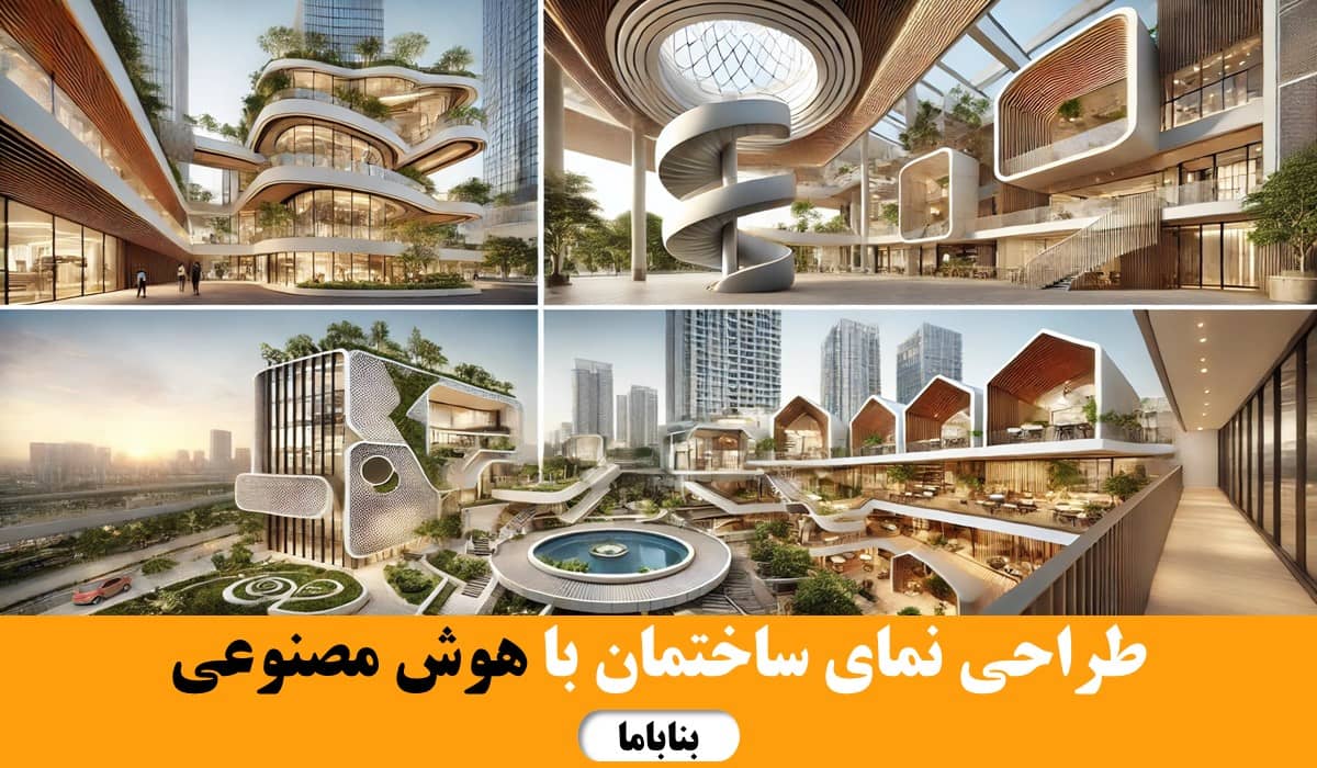 طراحی نمای ساختمان با هوش مصنوعی