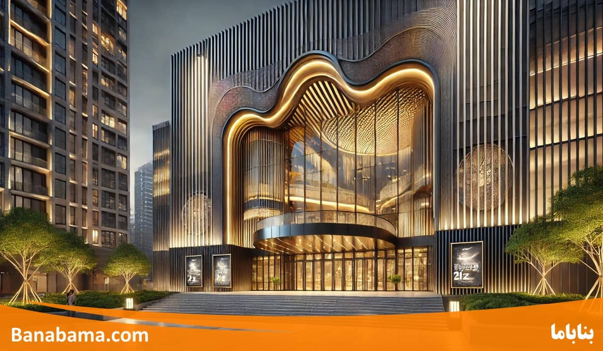 نمای سالن تئاتر با AI