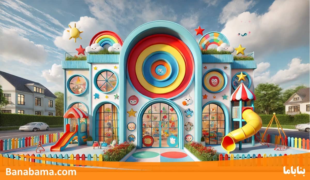 نمای مهدکودک با هوش مصنوعی